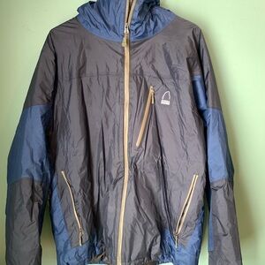 Men's Blue and Gray Ski Jacket